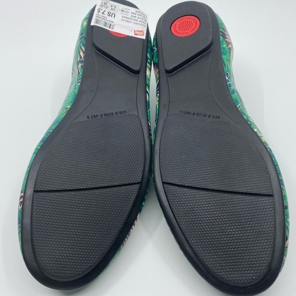 Fitflop Jungle Allegro leather colourful‎ flat shoes. - Picture 8 of 11